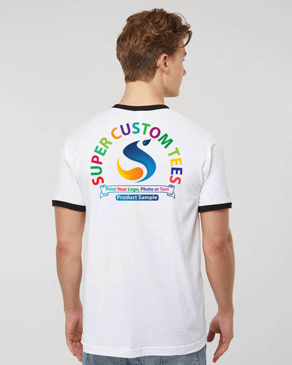 Tultex-Unisex Fine Jersey Ringer T-Shirt - 246