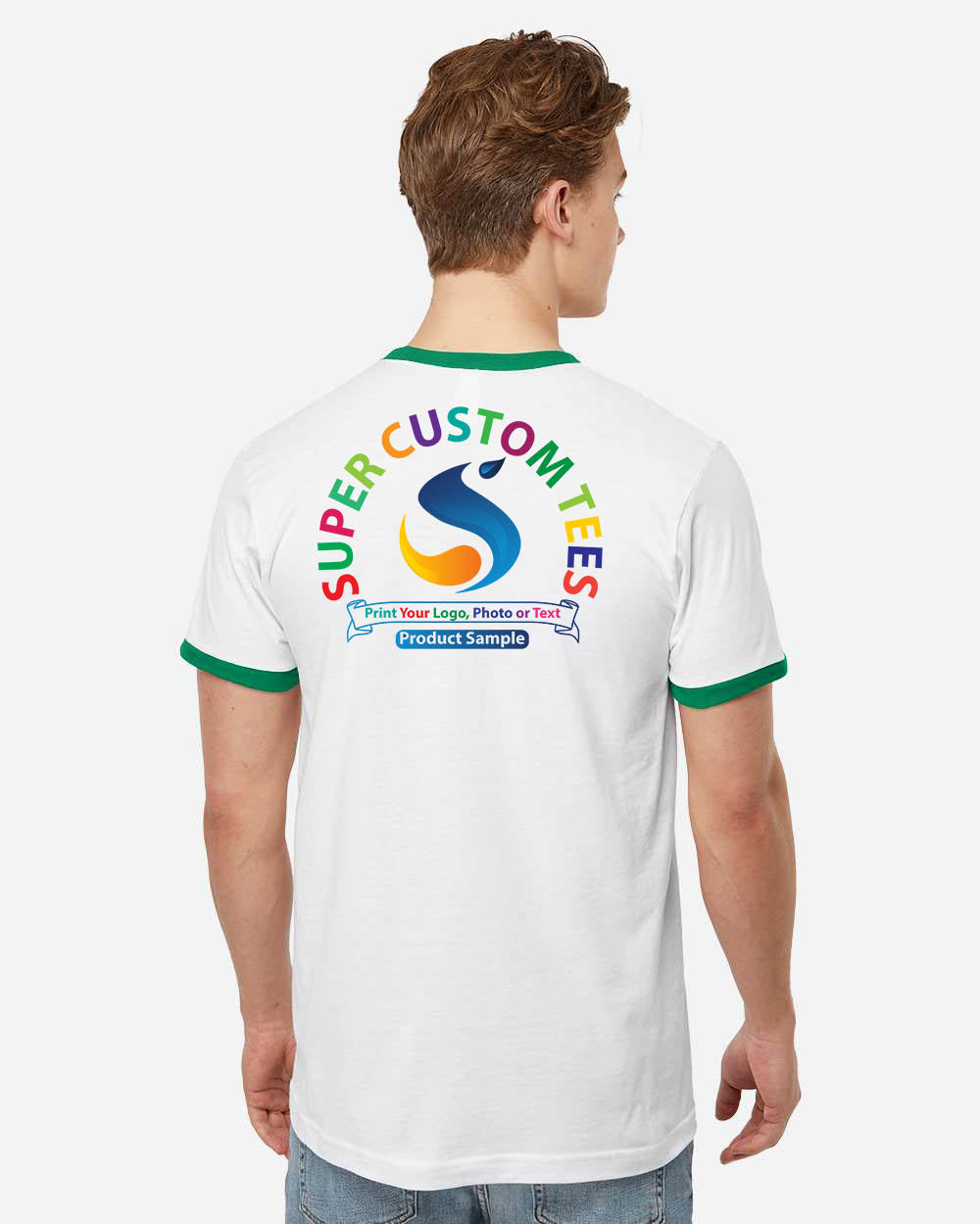 Tultex-Unisex Fine Jersey Ringer T-Shirt - 246