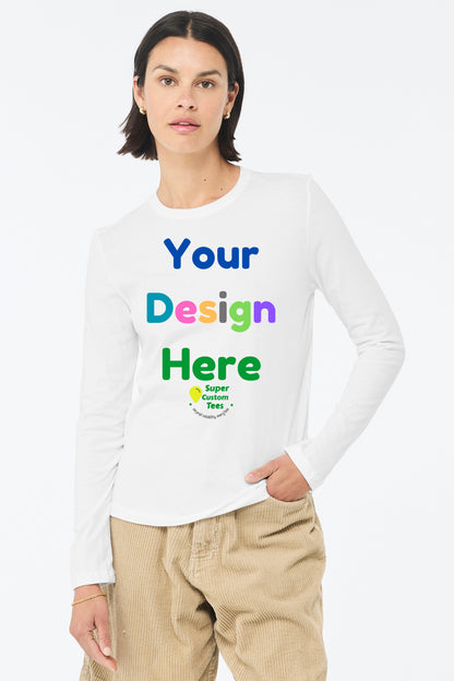 Bella Canvas B6500 - Women's Jersey Long-Sleeve T-Shirts