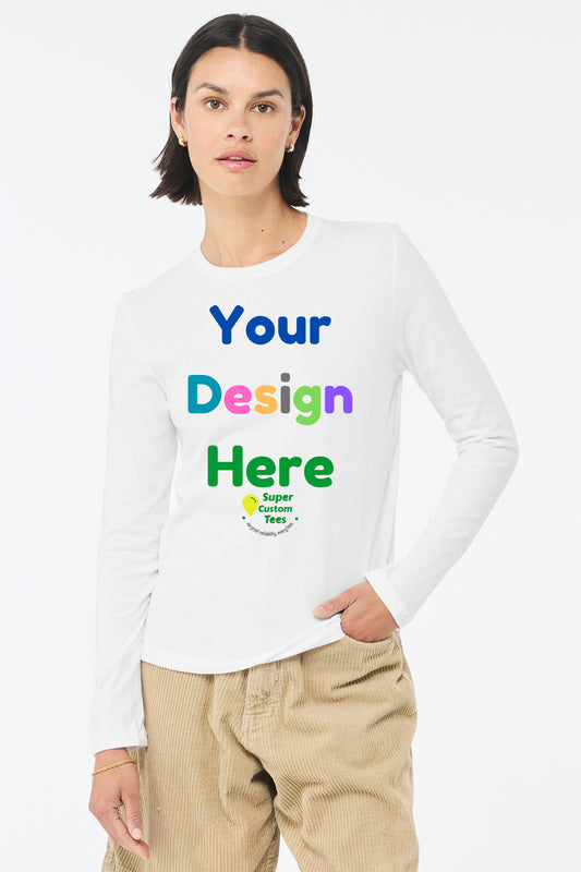 Bella Canvas B6500 - Women's Jersey Long-Sleeve T-Shirts