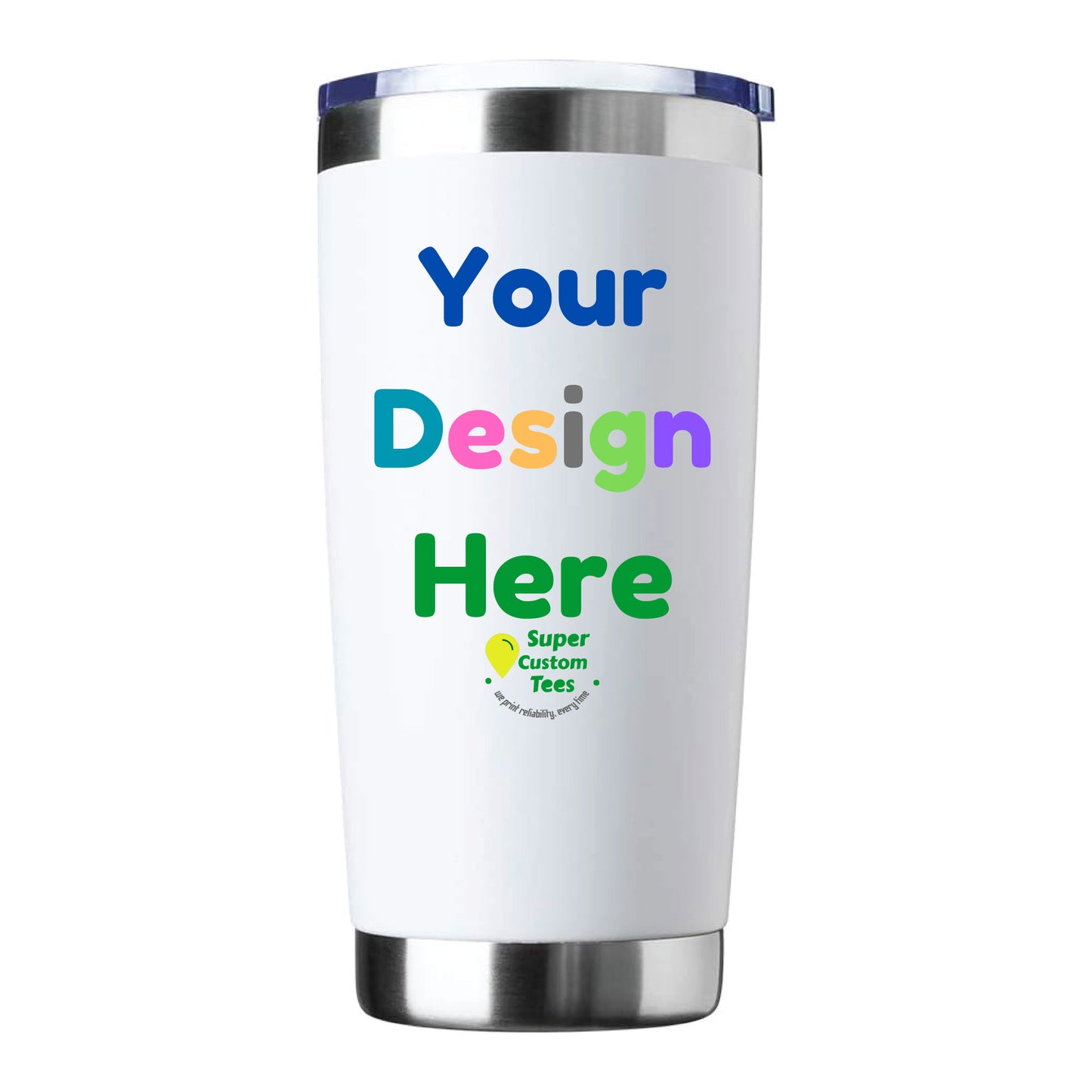 Custom Stainless Steel Tumbler 20oz Travel Mug