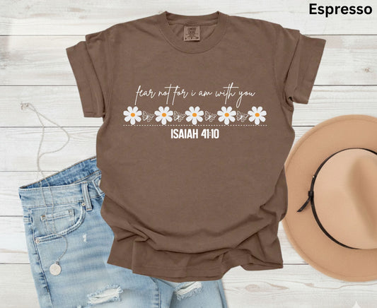White Daisy Butterfly Border T Shirt Floral Minimalist Tee Nature Lover Gift Adult Youth Toddler Baby Boho Spring Summer Church Outfit