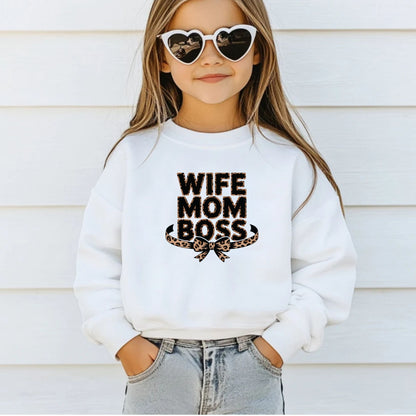 Wife Mom Boss DTF Transfer
