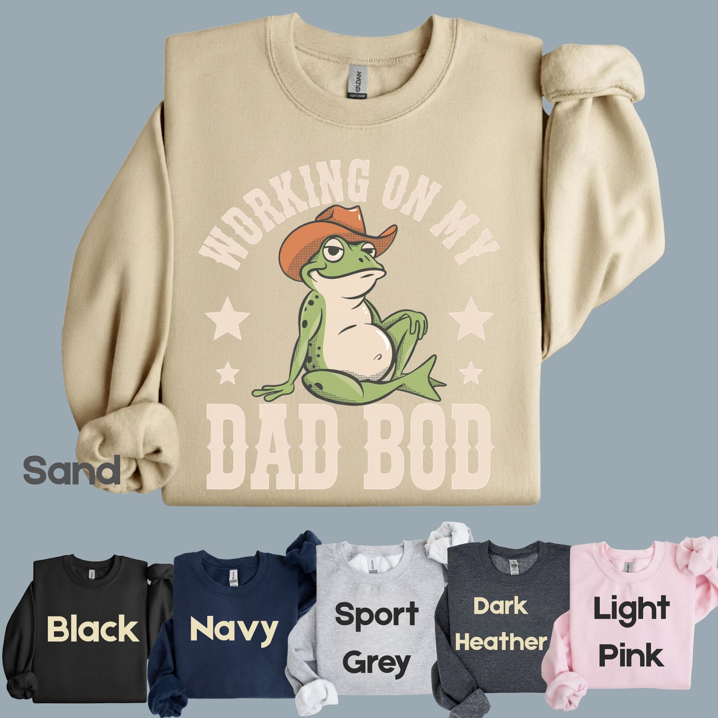Working On My Dad Bod Comfort Colors T Shirt