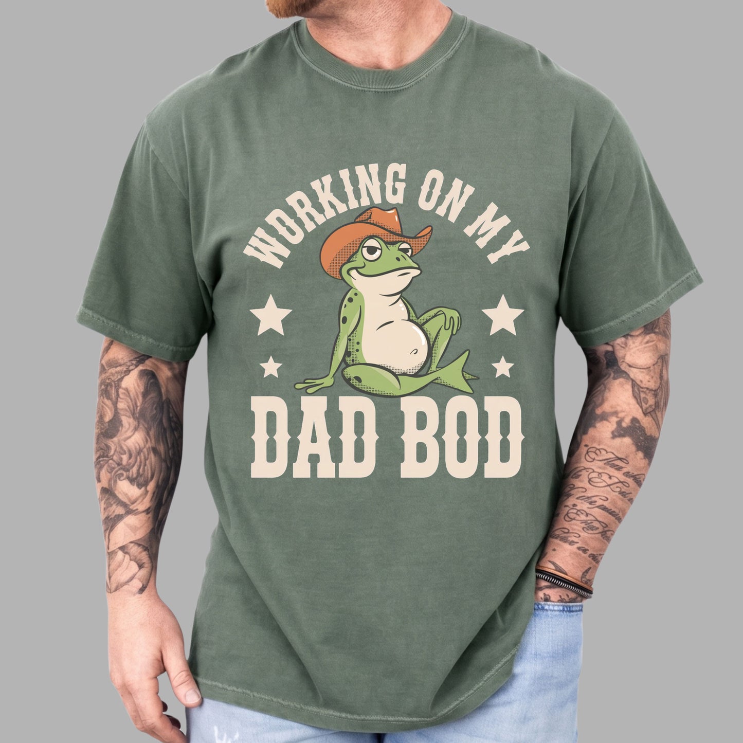 Working On My Dad Bod Comfort Colors T Shirt