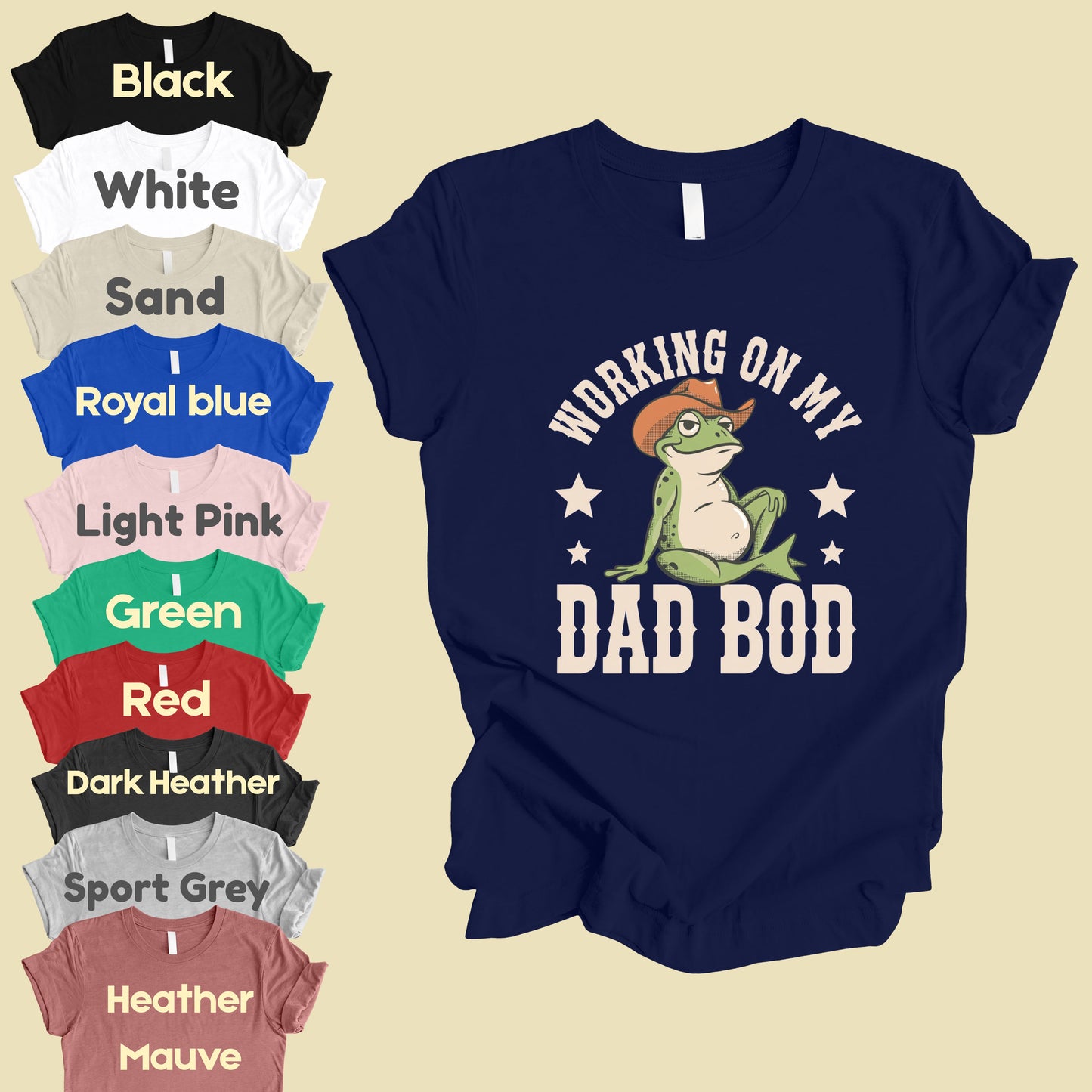 Working On My Dad Bod Comfort Colors T Shirt