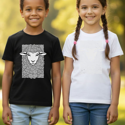 Cute Sheep Swirls Comfort Colors T Shirt