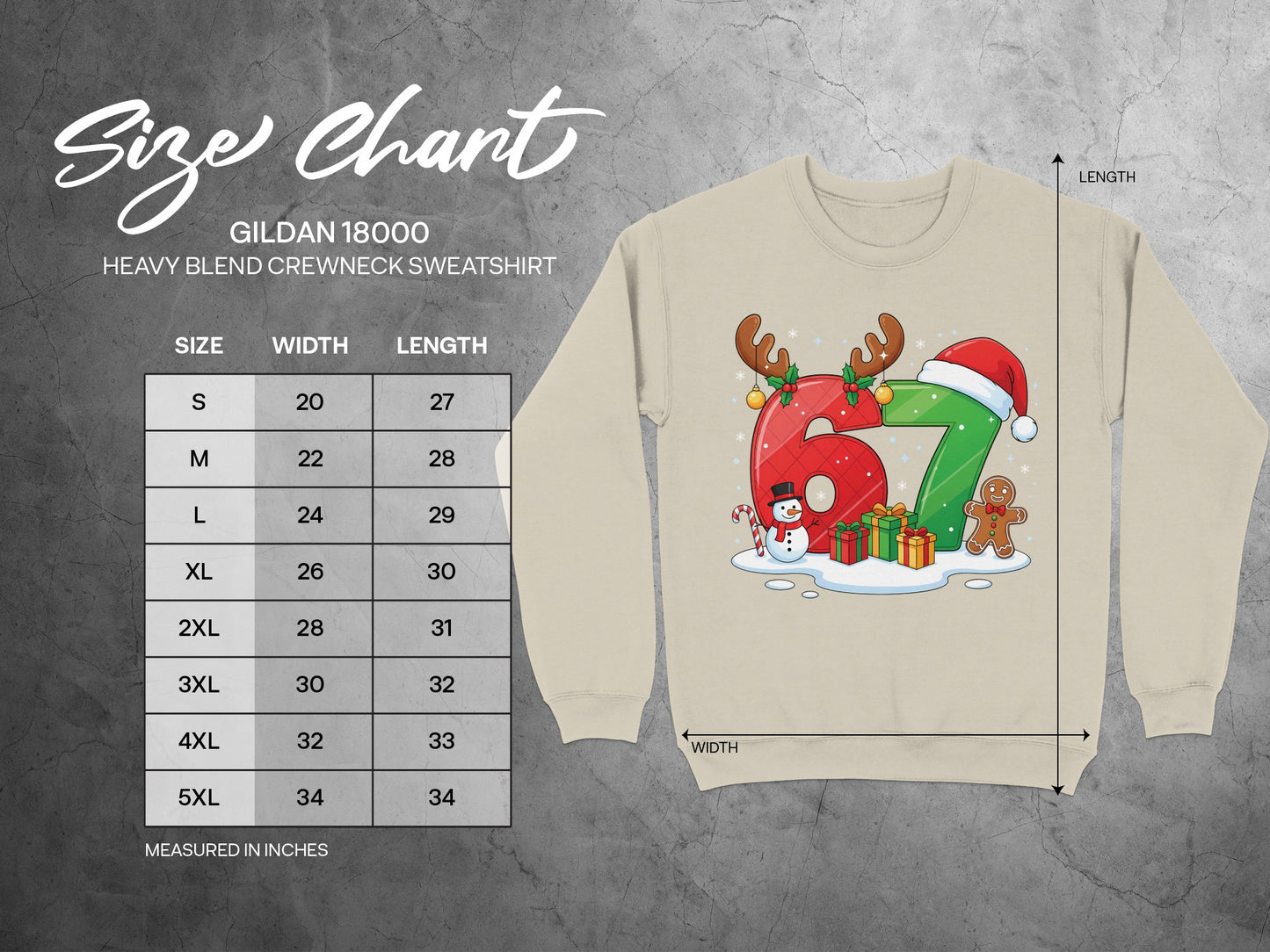 Festive Christmas Graphic 67 Holiday Sweatshirt