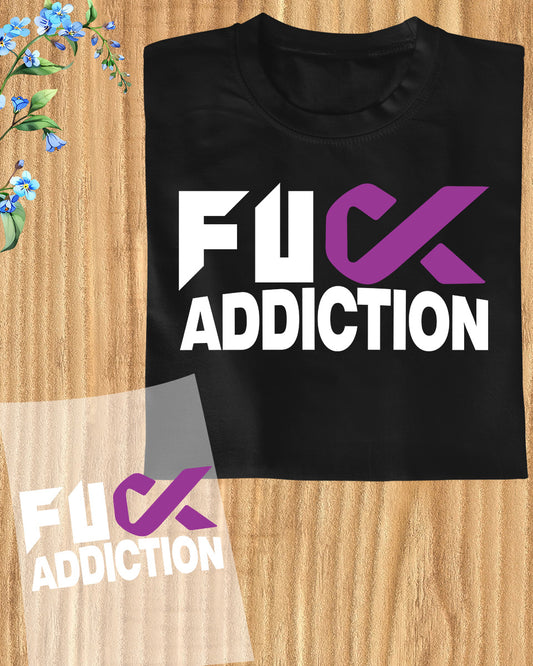 Addiction Awareness Heat Transfer for Shirt