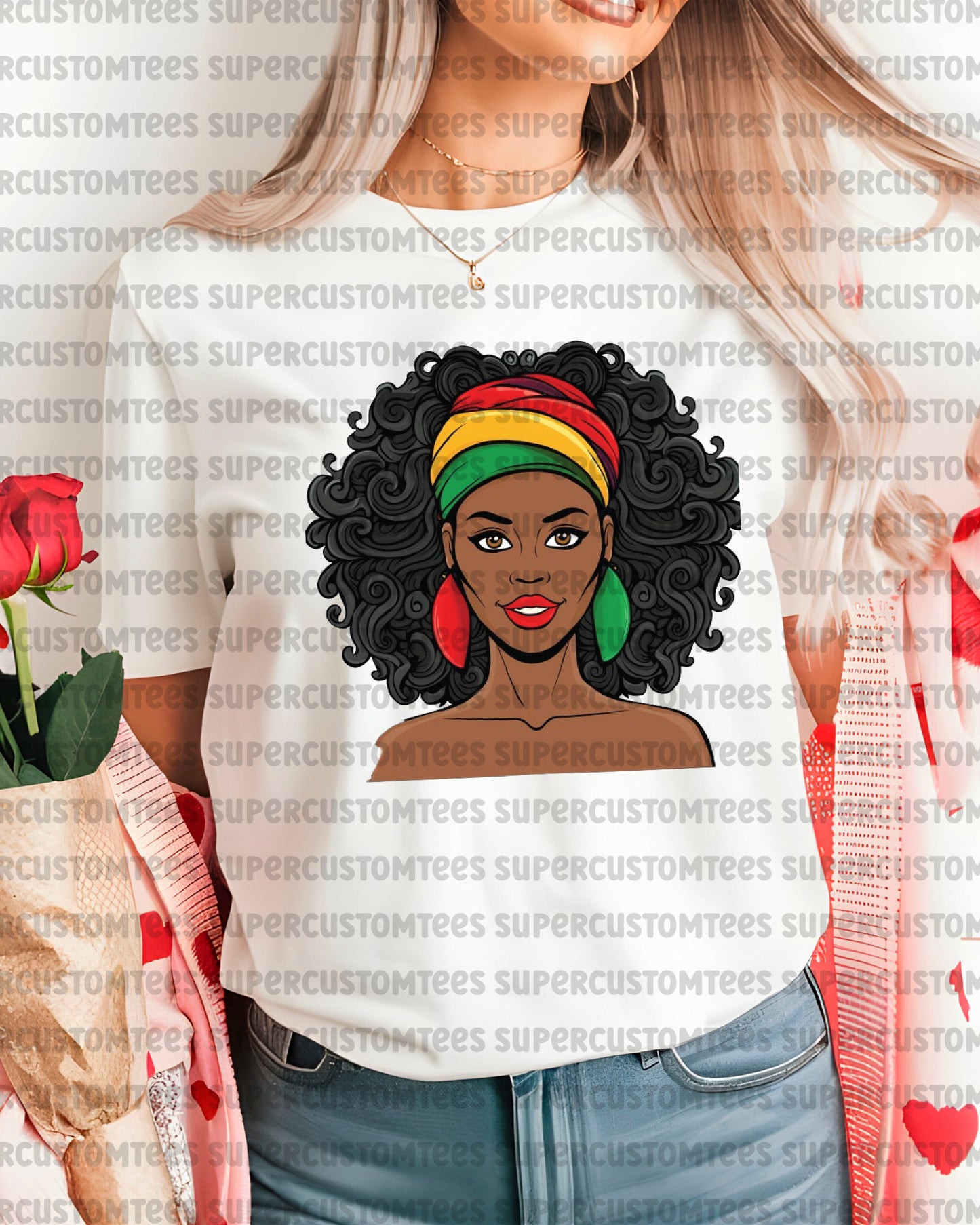 African American Juneteenth DTF Transfer