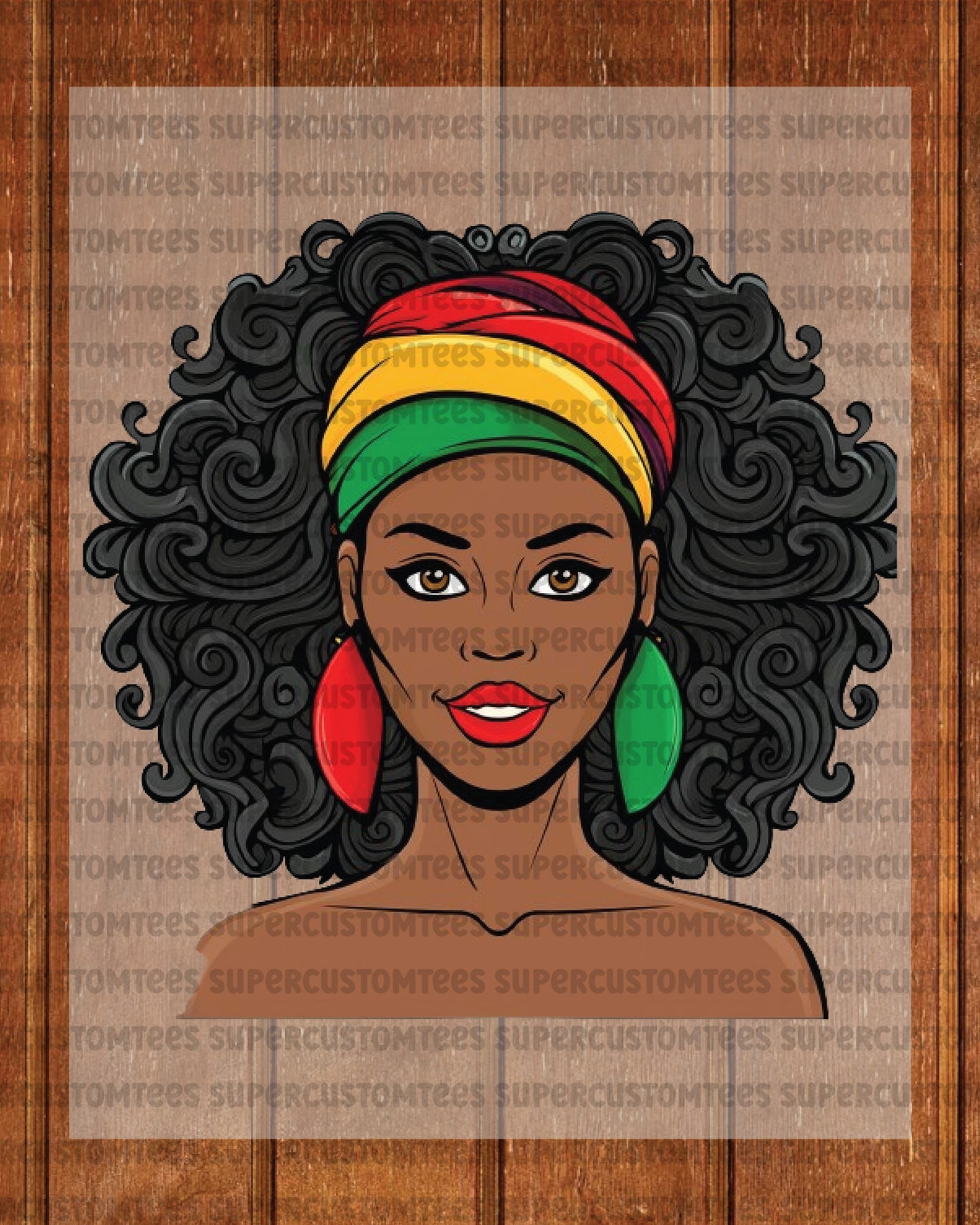 African American Juneteenth DTF Transfer