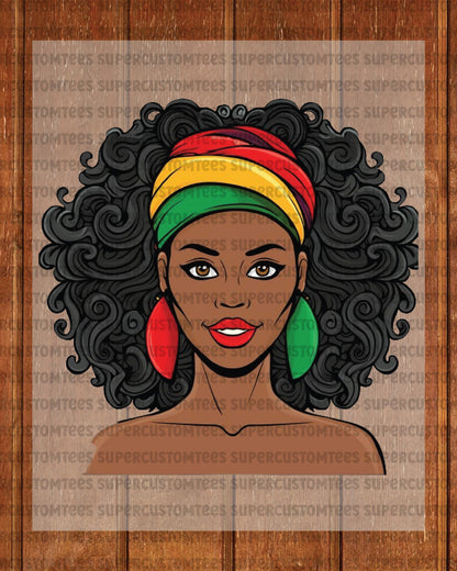 African American Juneteenth DTF Transfer