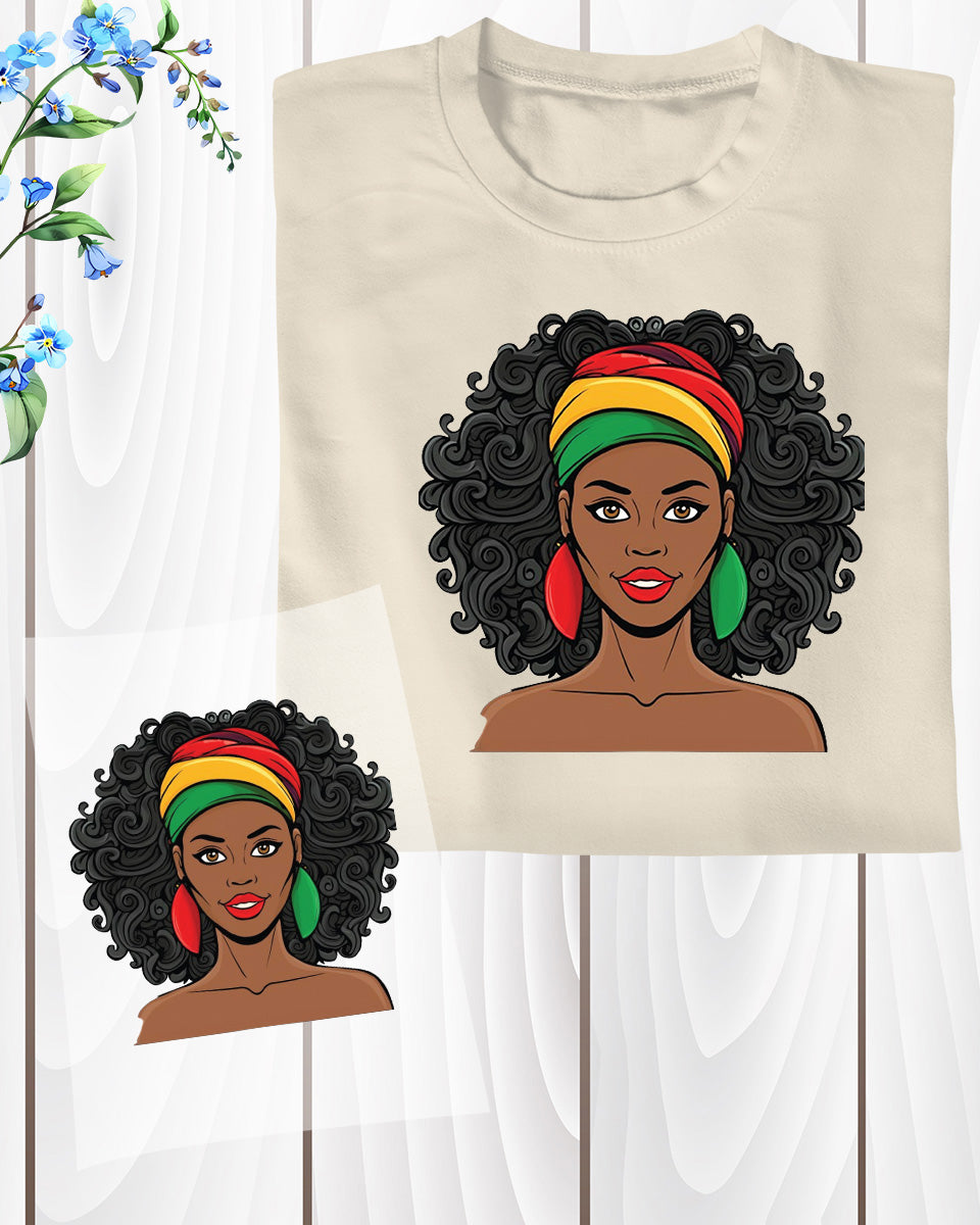 African American Juneteenth DTF Transfer