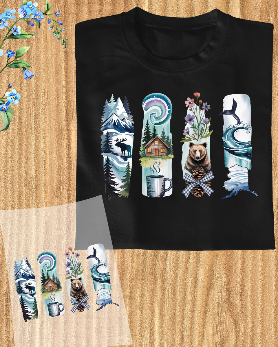 Alaska DTF Transfer Ready to Press