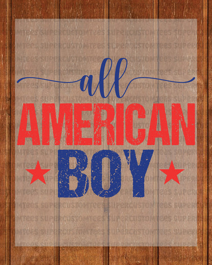 All American Boy DTF Transfer