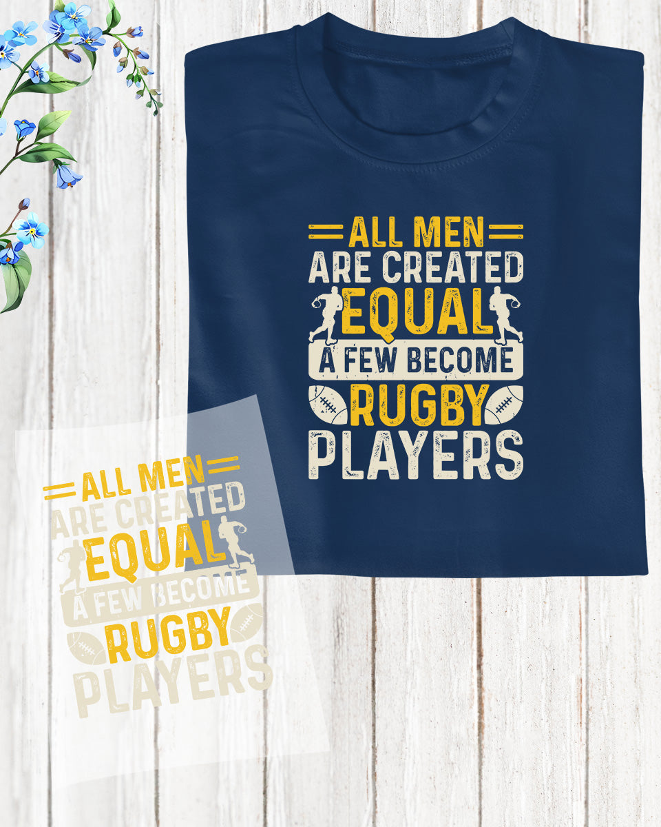 Rugby Player Appreciation DTF Transfer Sheets