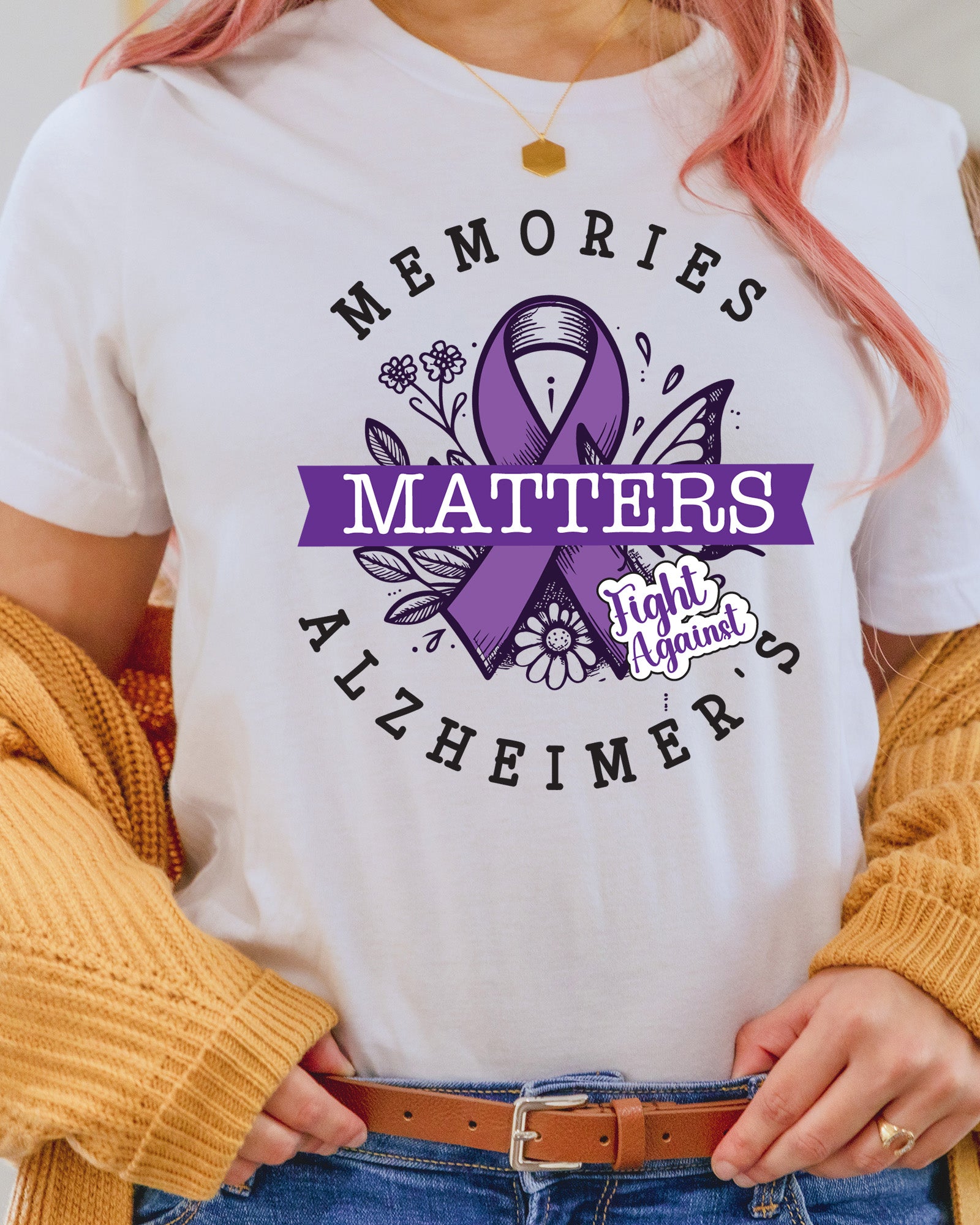 Alzheimer Awareness DTF Transfer
