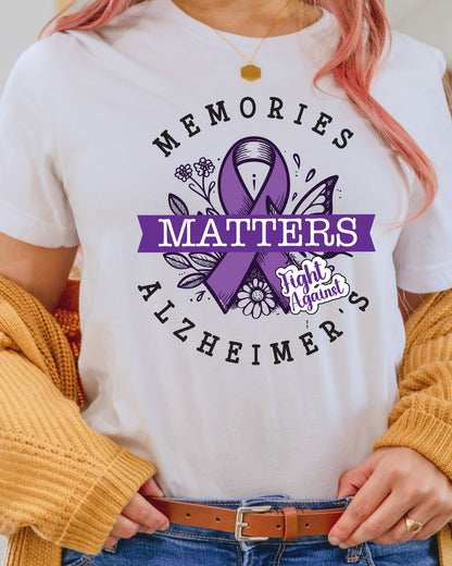 Alzheimer Awareness DTF Transfer