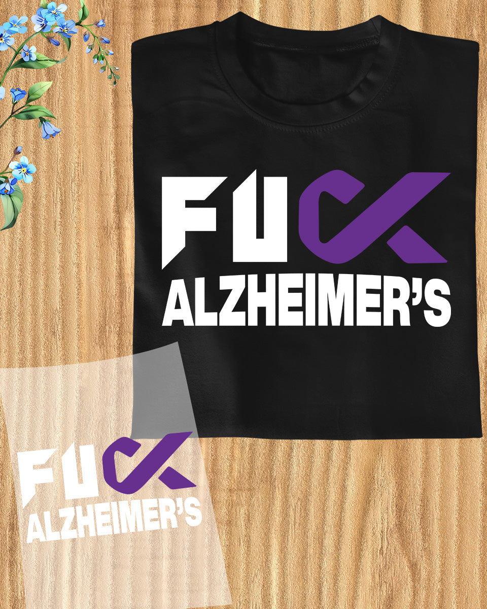 Alzheimer's Awareness Heat Transfer for Shirt