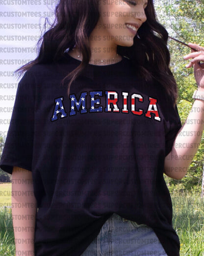 America 4th of July Iron on Transfers for Shirts