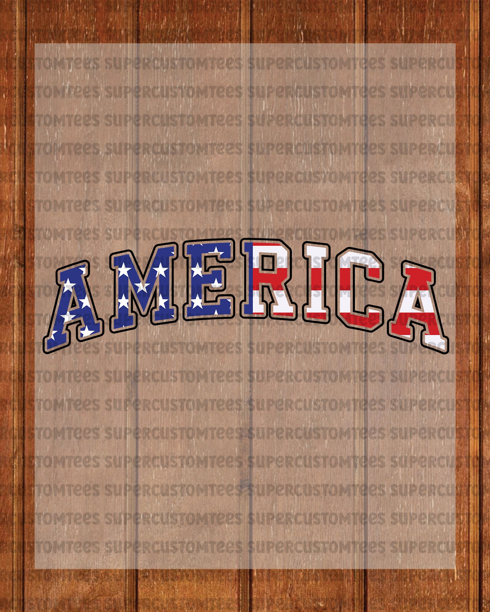 America 4th of July Iron on Transfers for Shirts