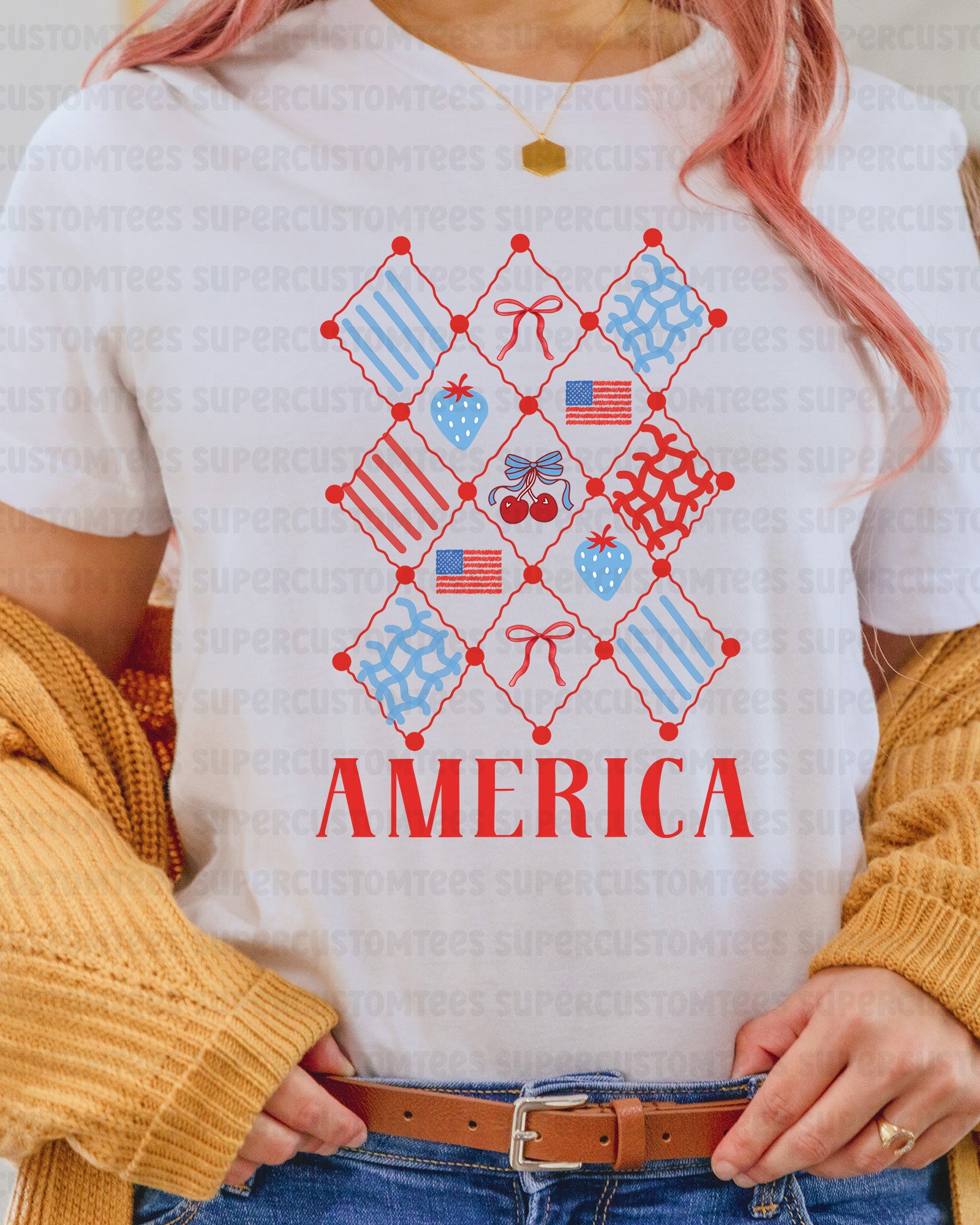 America DTF Transfer Ready to Press