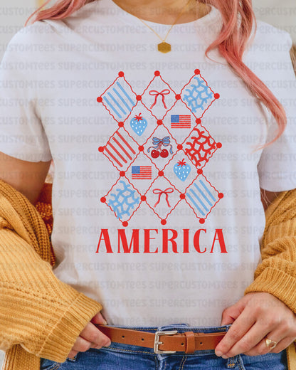 America DTF Transfer Ready to Press