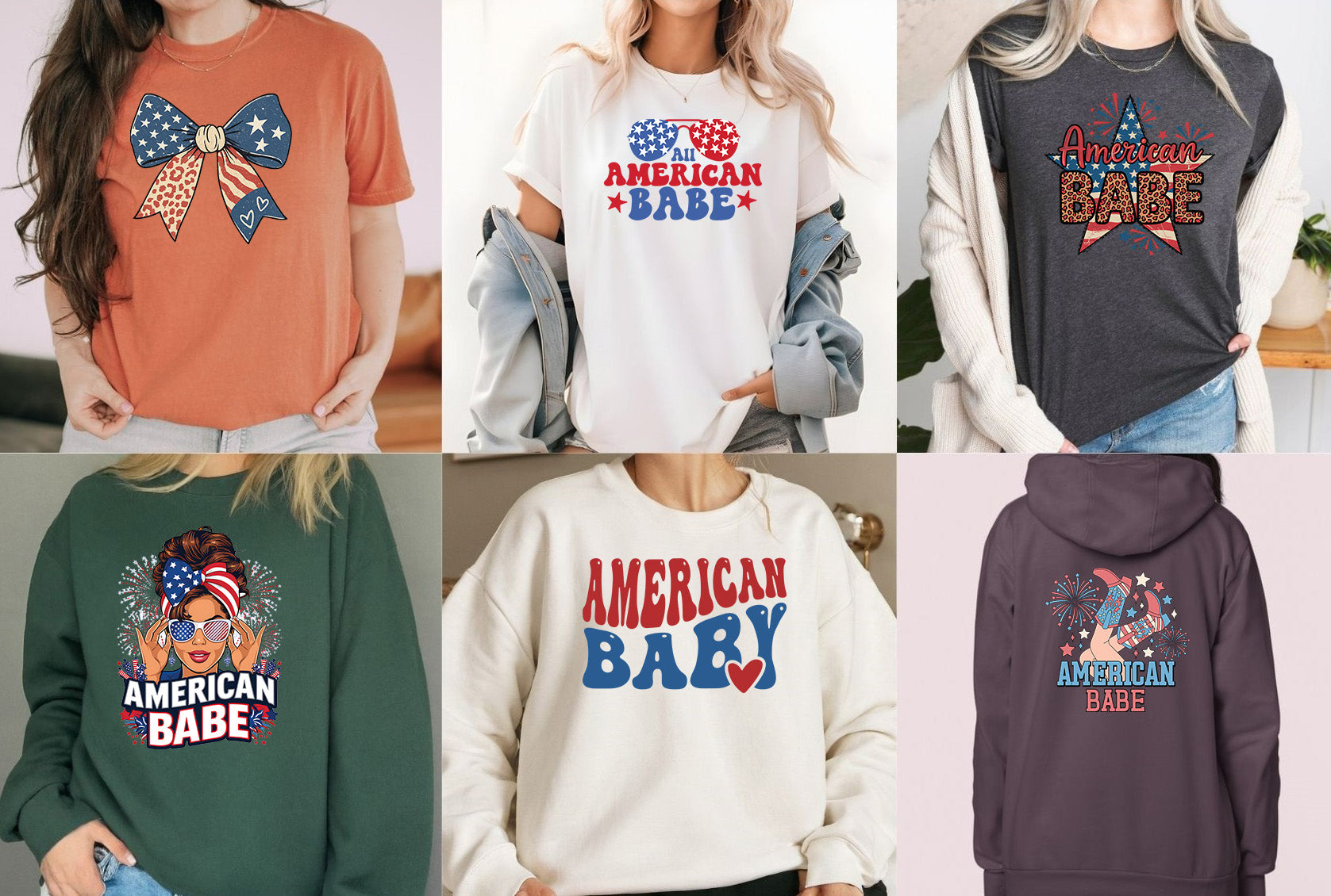  American Babe Gang Sheet