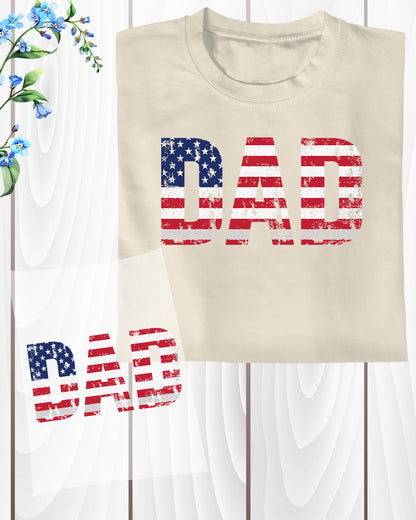 American Dad 4th of July Gift DTF Transfer