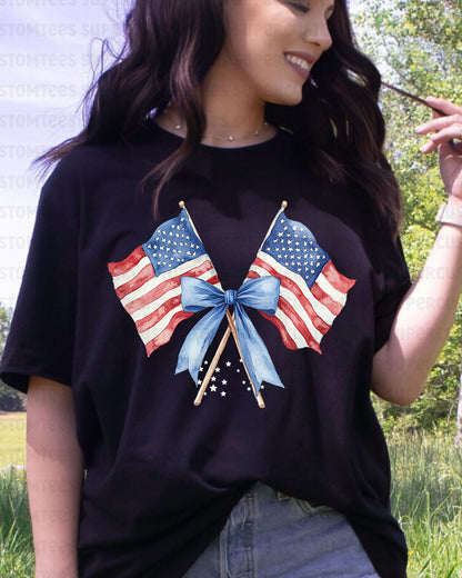 American Flag DTF Heat Transfer