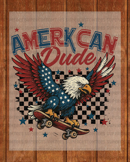 American Dude DTF Transfer