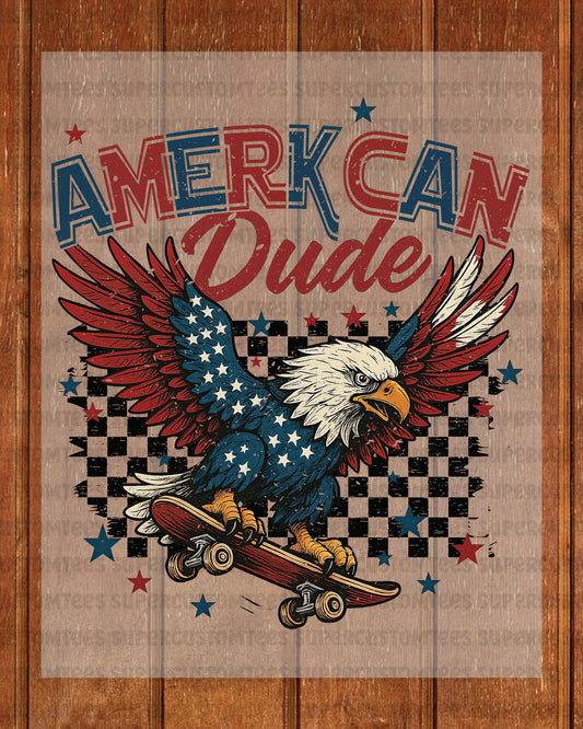 American Dude DTF Transfer