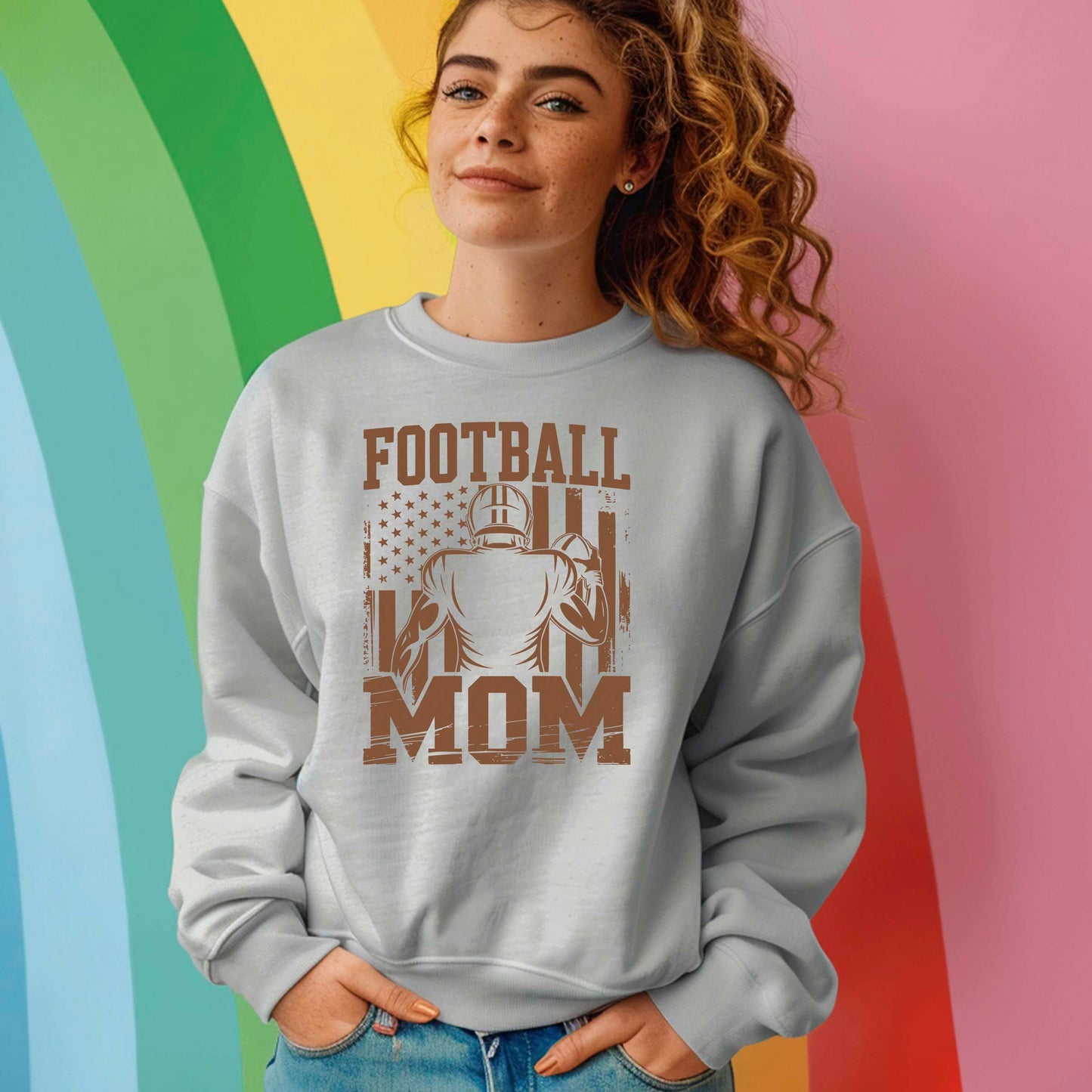 American Football Mom DTF Transfer Ready to Press
