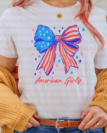 American Girly Heat Transfer for Shirts