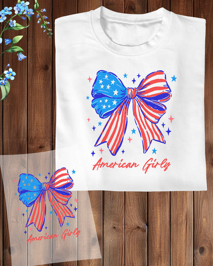American Girly Heat Transfer for Shirts