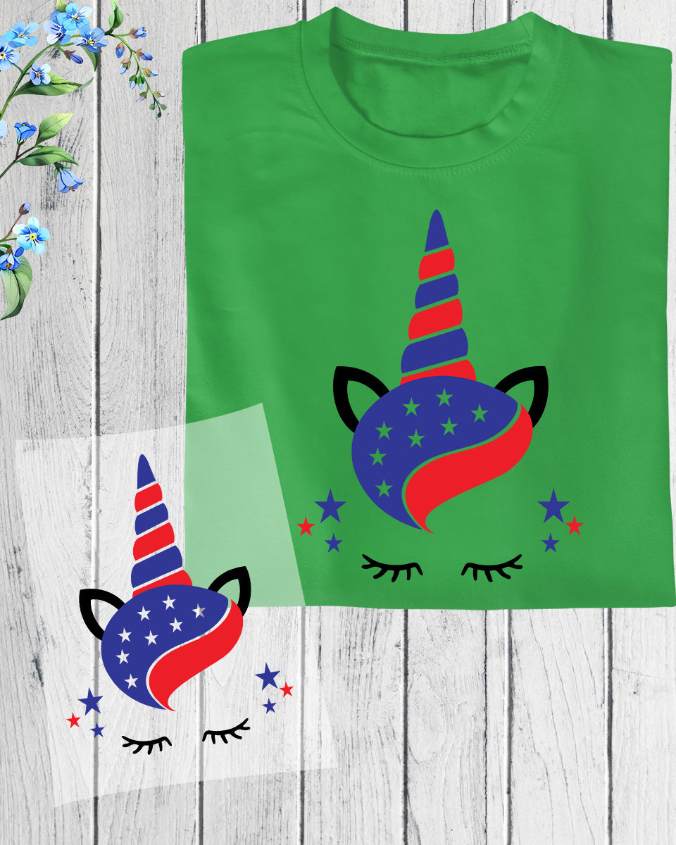 American Independence Day Heat Transfer for Shirts