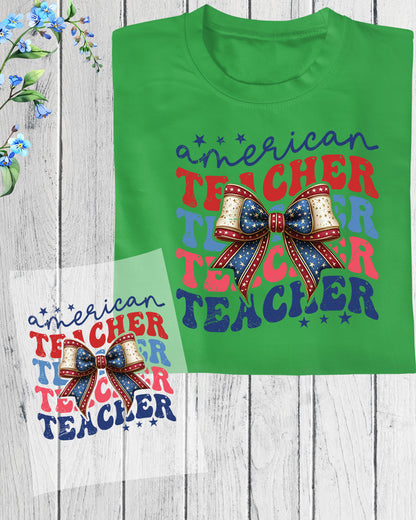 American Teacher DTF Transfer