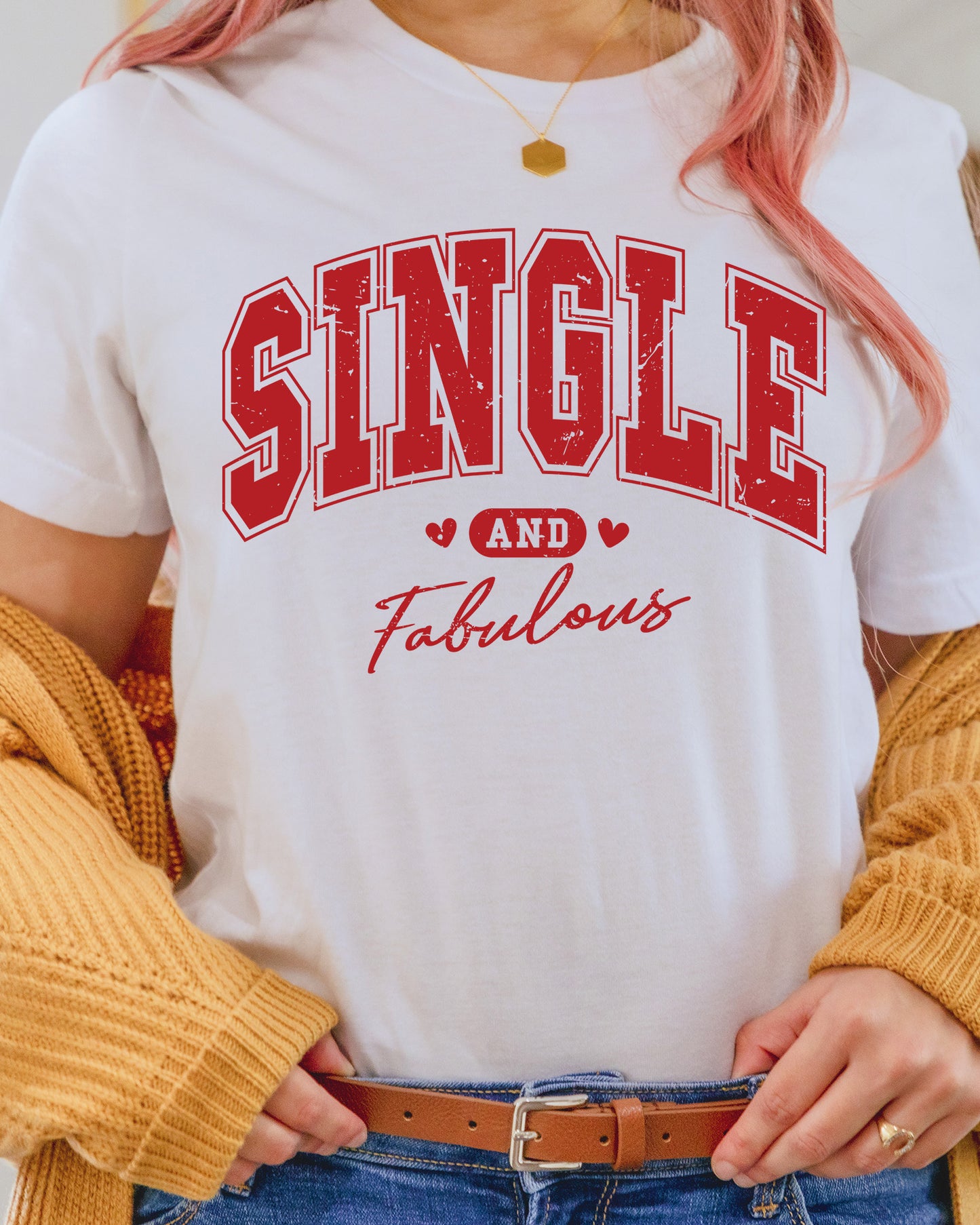 Anti Valentine's Day DTF Transfer ready to Press Single and Fabulous Heat Transfer for Shirts Couple UV Sticker Iron on Transfer