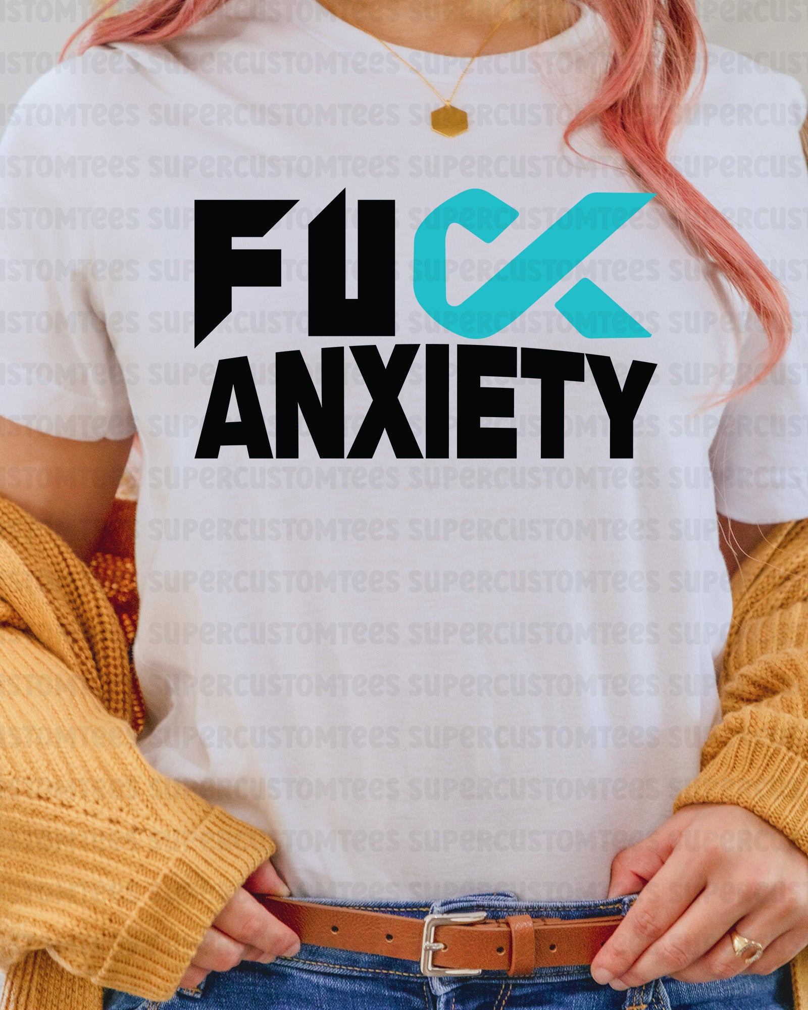 Anxiety Awareness Heat Transfer for Shirt