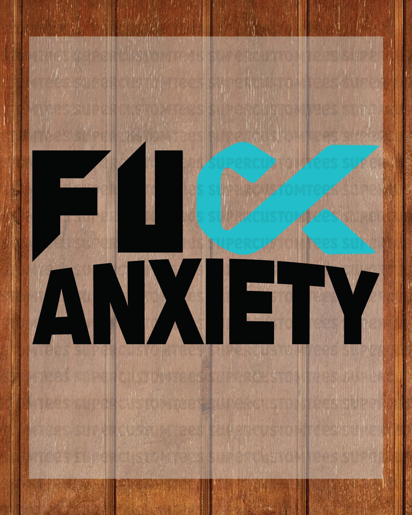 Anxiety Awareness Heat Transfer for Shirt
