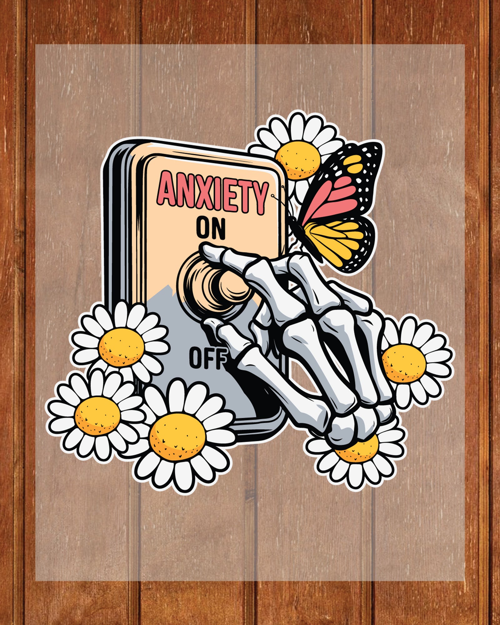 Anxiety DTF Transfer