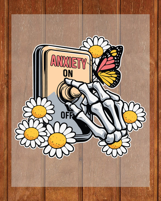 Anxiety DTF Transfer