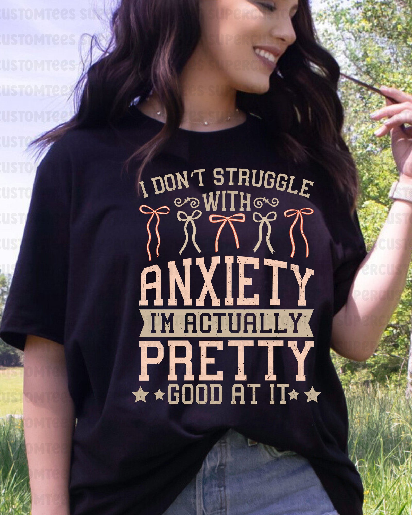 Anxiety DTF Transfer Ready to Press