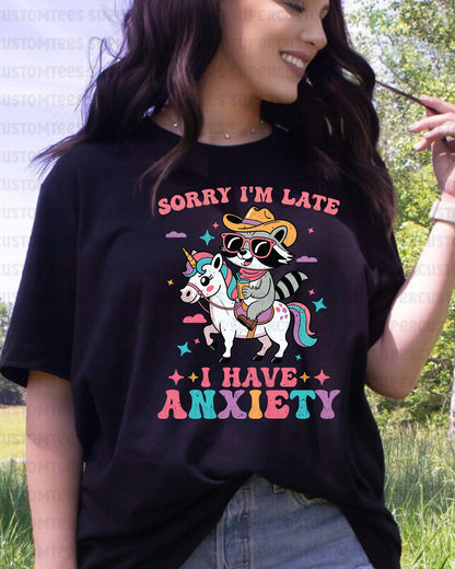 Anxiety T DTF Transfer Ready to Press