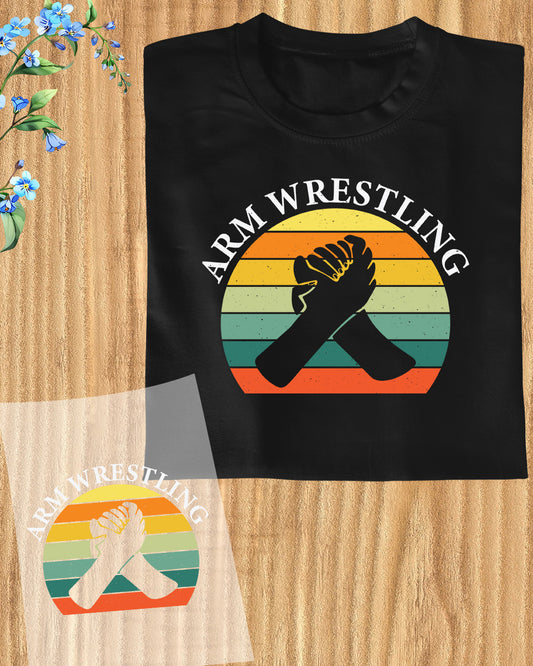 Arm Wrestling DTF Transfer Film