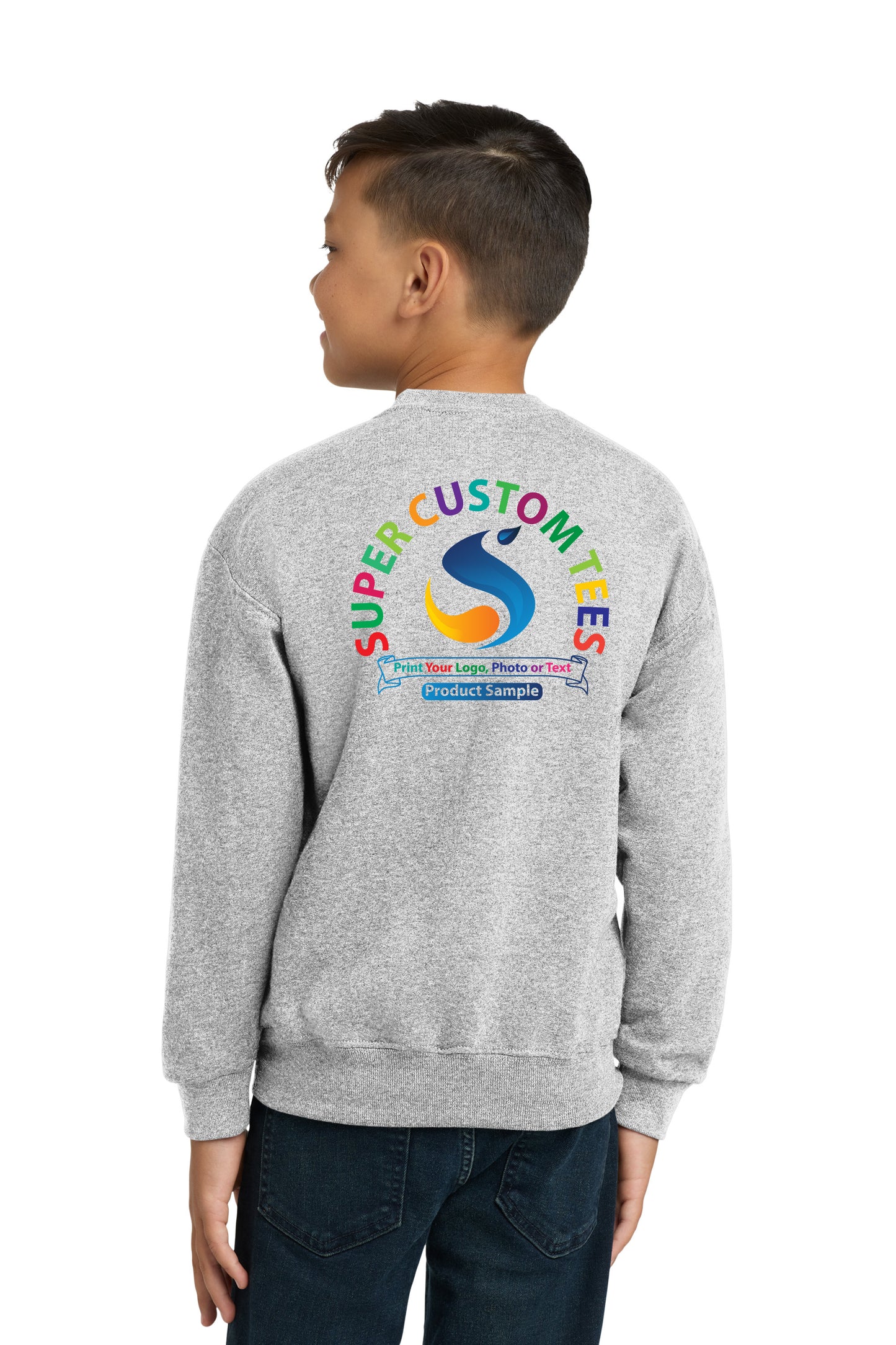 Jerzees 562B - Youth NuBlend Fleece Crew Sweatshirt