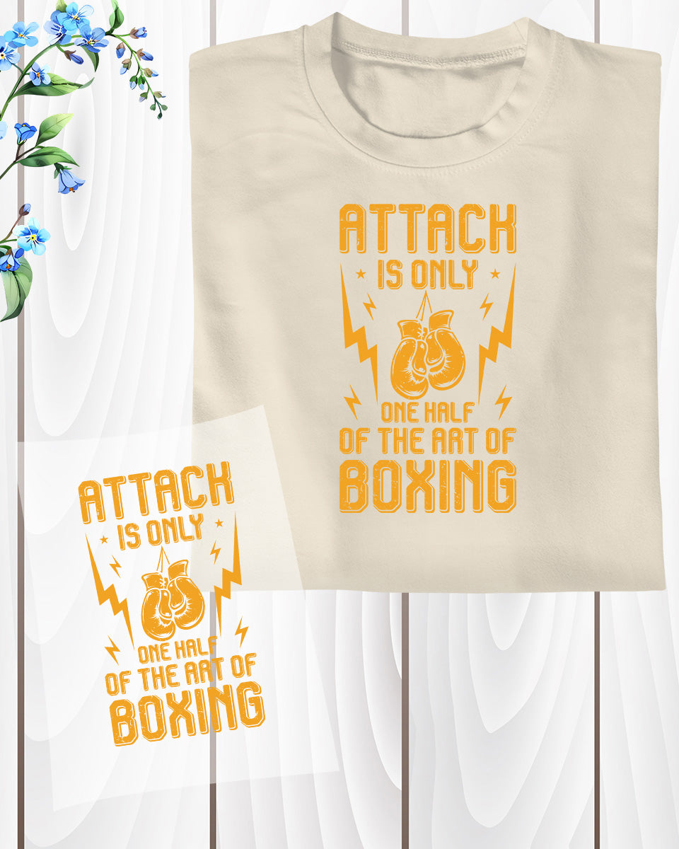 Attack is One of the Art of Boxing DTF Transfer Film