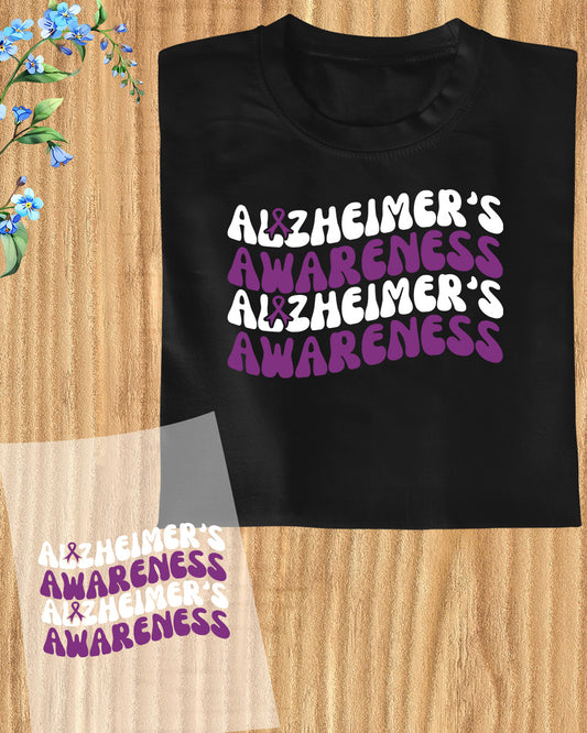 Alzheimers Gifts DTF Transfer Film