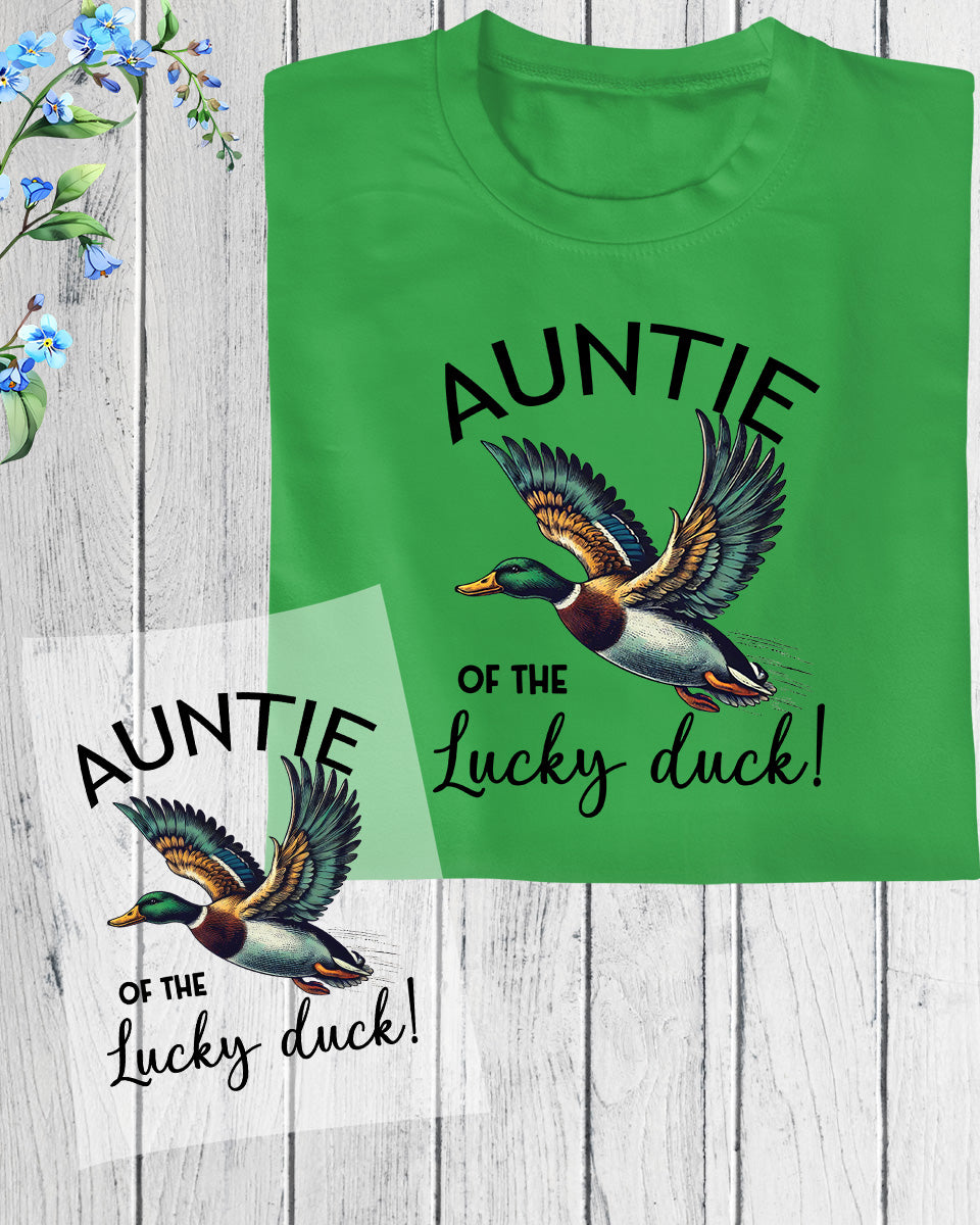Auntie of The Lucky Duck DTF Transfer