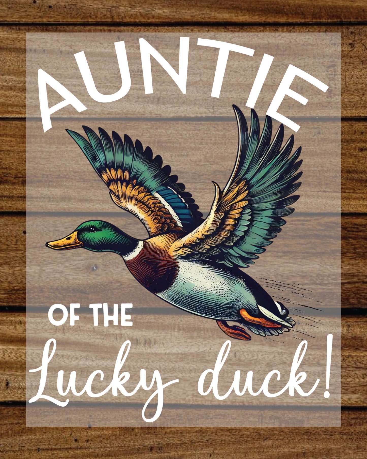 Auntie of The Lucky Duck DTF Transfer Sheets